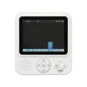 Pachet Video Baby Monitor PNI BM280 ecran 2.8 inch wireless 2.4 GHz cu sticky Pad Drapel inclus - Img 2