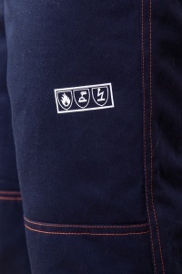 Pantaloni/protecție cu pieptar, talie reglabilă, mărime universală - Img 11