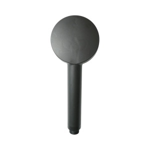 Para de dus baie rotunda, 5 functii, negru mat, plastic 85x220mm - Img 3
