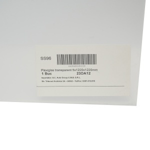 Placa plexiglas transparent 5x1220x1220mm - Img 2