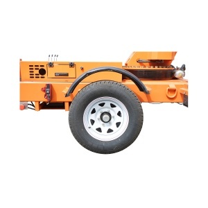 Platforma/nacela pentru lucru la inaltime tip remorca 16m, 200Kg cu telecomanda motor benzina THOR - Img 4