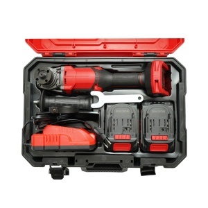 Polizor unghiular 1000W cu 2 acumulatori 21V, 4Ah Li-ion, disc 125mm, brushless, frana electrica, 3 trepte turatie 5000/7000/9500rpm Breckner Germany - Img 3