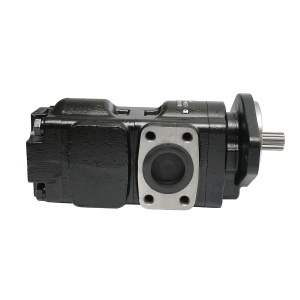 Pompa hidraulica tripla cu supapa 37/33CC pentru incarcator, manitou JCB cod OEM 332/F9031, 20/925581, 333/G5391, 7049532007 - Img 3