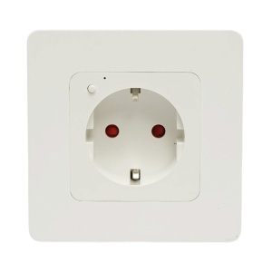 Priza incastrata inteligenta smart Wi-Fi alba 110-240V, 16A, 3680W, monitorizare consum, Bluetooth, aplicatie Tuya Smart Life - Img 2