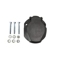 Priza PVC 7+1 pini, impermeabila, cu accesorii de montaj - Img 2