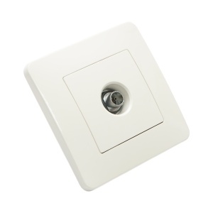 Priza TV alba incastrata PC 80x80mm - Img 4