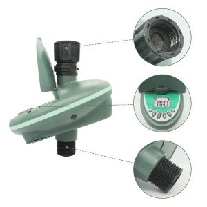 Programator pentru irigare PNI BX-6606, digital, 0.8MPa, capac protectie, verde - Img 6
