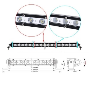 Proiector 24 LED 650mm 72W - Img 2