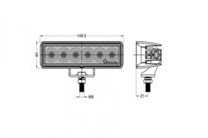 Proiector 24x led-uri OSRAM - Img 2