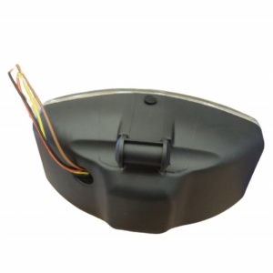 Proiector dreptunghiular sticla clara + led galben - Img 2
