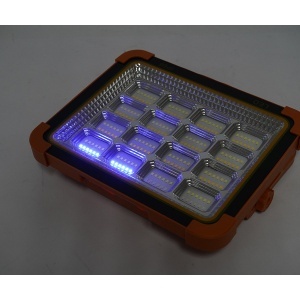 Proiector LED portabil 500W cu panou solar 3W, baterie 12000mAh, 6 moduri de iluminare, magnet, carlig, USB Power Bank Breckner Germany - Img 12