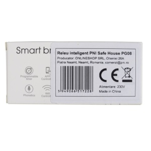 Releu inteligent PNI Safe House PG08, ON / OFF iesire 230V, Wi-Fi, comanda prin internet aplicatia Tuya, stand alone, alimentare 230 V - Img 7