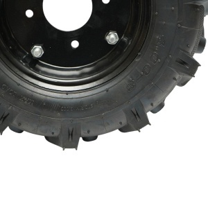 Roata completa 400/8 R1 6PR crampon cu janta neagra THOR - Img 5