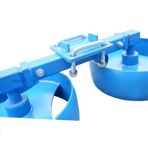 Roata dubla de metal pentru plug reversibil hidraulic - Img 4