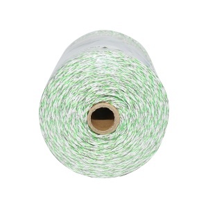 Rola fir verde-alb fi 3mm 6x0.3mm SS 0.31 Ohm/m, 500m gard electric Breckner Germany - Img 4