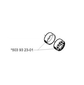 Rulment cu simering drujba Husqvarna 340, 345, 350 (original) - Img 2
