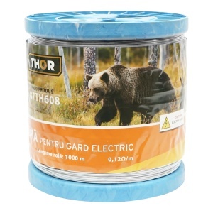 Sarma galvanizata pentru gard electric 1,6mm x 1000m Thor - Img 1