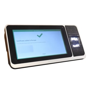 Scanner QR Certificat verde Covid-19 ZYNK-ZPAD-PLUS-QR-12-S, WiFi, 2 MP, ecran 7 inch tactil, RFID, amprenta, cod QR, bluetooth, plug and play - Img 4