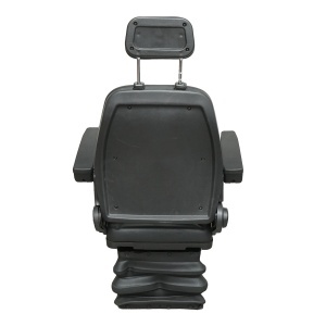 Scaun universal reglabil pe inaltime si greutate 40-120Kg, cotiere si spatar rabatabil 50-90° pentru tractor, utilaje agricole, industriale, stivuitor - Img 3