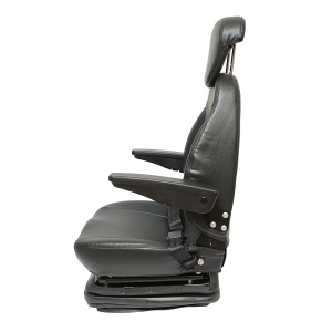 Scaun universal reglabil pentru tractor cu centura de siguranta, cotiere si suspensie 800x610mm - Img 3