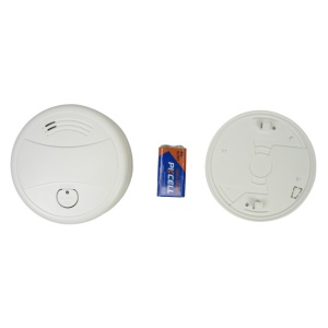 Senzor de fum PNI A443W cu Wi-Fi, control din aplicatia Tuya Smart, alimentare baterie 9V, 85dB, alarma sonora si vizuala, alarma silentioasa