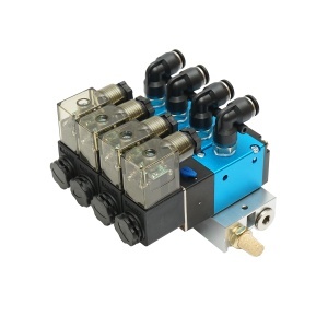 Set 4 electroventile Tractor Forestier 12V cu rampa 2 deschis/2 inchis pentru DISRA99 - Img 2