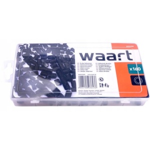 Set de suruburi hexagonale fara flansa, 160 buc WAART