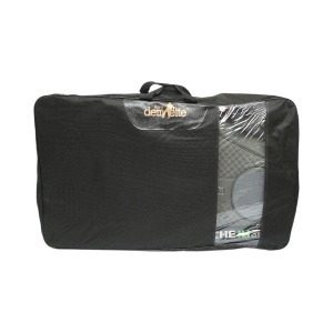 Set huse scaune auto Premium crem-gri universale, design sport ergonomic, piele ecologica cu insertii textile 11 piese - Img 9