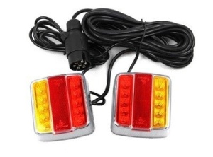 Set lampi 18 LEDURI magnetice 12/24V 7.5+2.5m