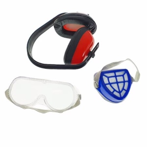 Set protectie fonica, vizuala si respiratorie