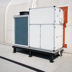 Sistem instalatie climatizare industriala 272.960 BTU, 80kW, 380V, functie incalzire si ventilatie, debit aer 17.500m3/h pentru corturi, hale, depozite 500–750m2 - Img 5