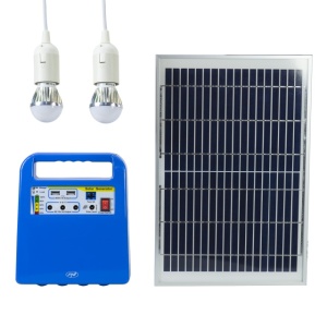 Sistem solar fotovoltaic PNI GreenHouse H01 30W cu acumulator 12V/7Ah, USB/Radio/MP3, 2 becuri LED - Img 4