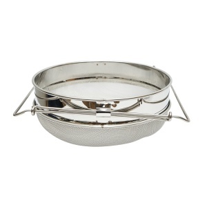 Sita dubla din inox pentru fitrare miere 235mm - Img 4