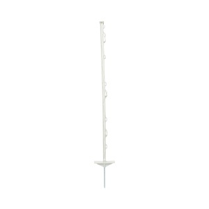 Stalp din plastic 1050mm alb pentru fir gard electric Breckner Germany