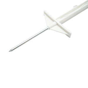 Stalp din plastic 1050mm alb pentru fir gard electric Breckner Germany - Img 5