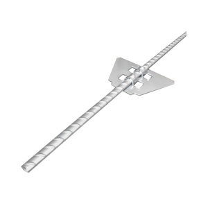 Stalp metalic 1080mm cu izolator 59x33mm pentru gard electric Breckner Germany - Img 5