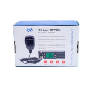 Statie radio CB PNI Escort HP 9500 multistandard, difuzor frontal, ASQ, VOX, Scan, 4W, AM-FM, alimentare 12V - 24V, mufa de bricheta inclusa - Img 4