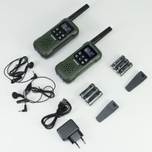 Statie radio portabila PMR PNI Decross DC93, 446MHz, 0.5W, 16CH, Waterproof IP67, set 2 bucati - Img 3