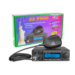 Statie radioamatori CRT SS 9900 CB, AM, FM, LSB, USB, 28-29.7Mhz, ASQ, DTMF, Roger Beep, 12V, CTCSS, DCS, programabila - Img 7