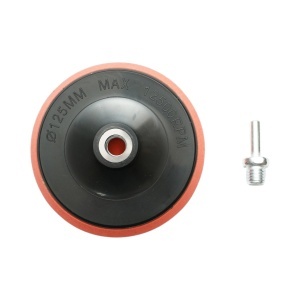 Suport disc slefuire 125mm Velcro, adaptor M14 pentru polizor unghiular si bormasina Breckner Germany - Img 2