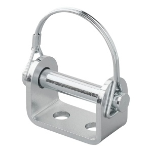 Suport pentru balama 71 mm / Ø12 mm cu știft de blocare și clemă de fixare