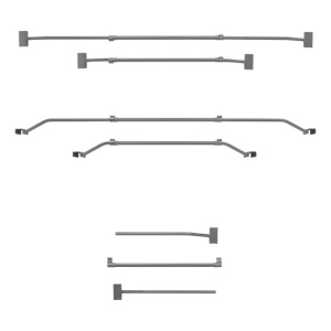 Suport prelata reglabil 100-155 cm pentru remorca - Img 5