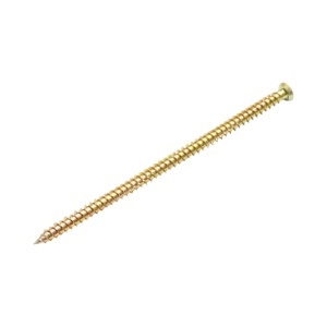 Surub montaj usi-ferestre 7.5x152mm, torx TX30, otel zincat galben 100 buc/cutie - Img 2