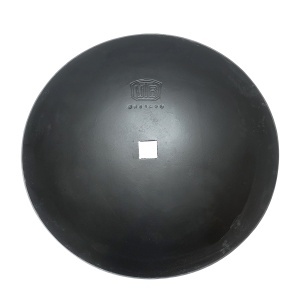 Taler disc neted 610x5mm cu patrat 38mm