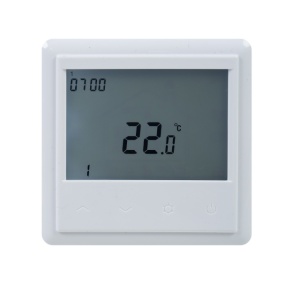 Termostat inteligent incastrabil PNI CT25PW WiFi, control prin internet, incalzire cu apa in pardoseala, actuatoare, pompe, centrala, aplicatie mobil Tuya Smart, integrare in scenarii smart cu alte pr