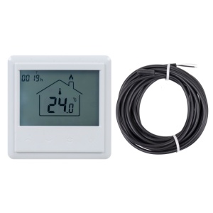 Termostat inteligent incastrabil PNI CT25PW WiFi, control prin internet, incalzire cu apa in pardoseala, actuatoare, pompe, centrala, aplicatie mobil Tuya Smart, integrare in scenarii smart cu alte pr - Img 3