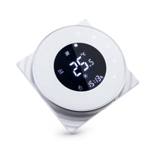 Termostat inteligent incastrabil PNI SafeHome PT38R WiFi 16A, control prin internet incalzire electrica in pardoseala, aplicatie mobil Tuya Smart, integrare in scenarii si automatizari smart cu alte p