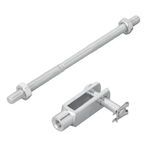 Tija franare trailer 160mm cu clevis M8 - Img 5