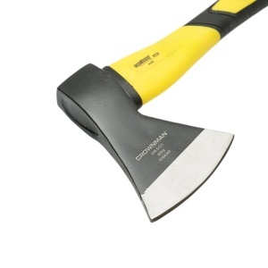 Topor profesional 600g cu lama din otel forjat, coada din fibra de sticla si maner antiderapant TPR Crownman - Img 6