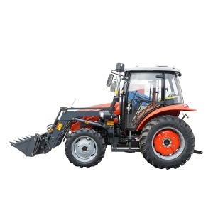 Tractor 90CP, 4x4 cu incarcator frontal, cabina inchisa, roti 14.9-30/9.5-24 - Img 3